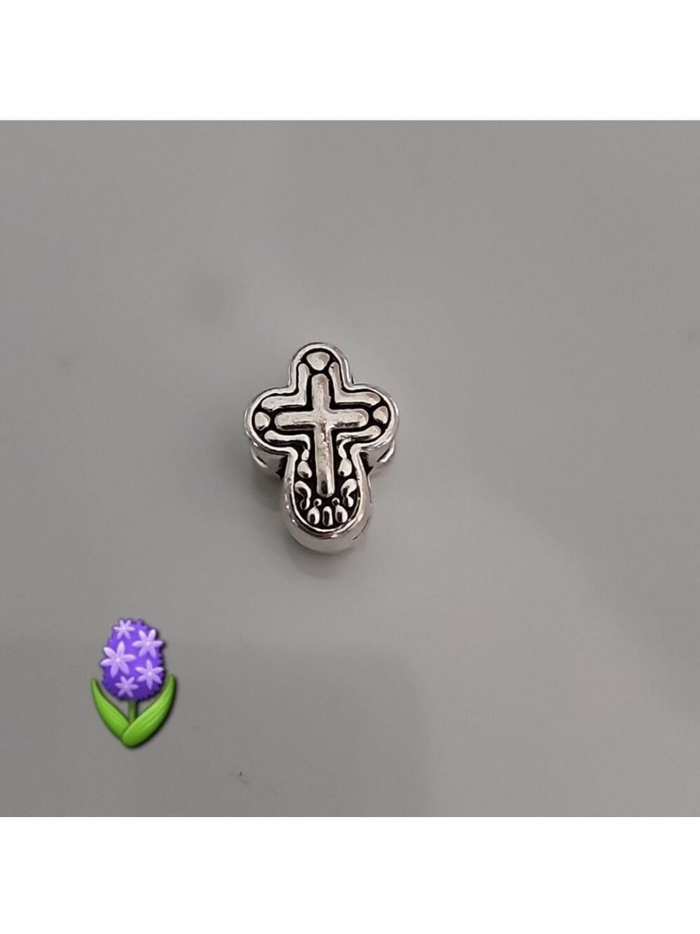 CROSS Charm for European Style Bracelets Fits Pandora Systems